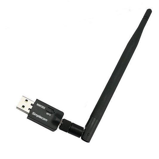 Simplecom NW392 USB Wireless N WiFi Adapter 802.11n 300Mbps 5dBi Antenna - Main product image