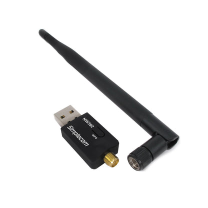 Simplecom NW392 USB Wireless N WiFi Adapter 802.11n 300Mbps 5dBi Antenna - Product image 2