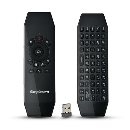 Simplecom RT150 2.4GHz Wireless Remote Air Mouse Keyboard with IR Learning - Main product image