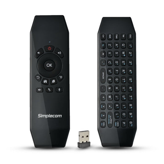 Simplecom RT150 2.4GHz Wireless Remote Air Mouse Keyboard with IR Learning - Main product image