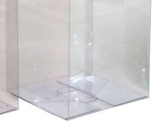 100 Pack of  12cm Square Cube Box - Large Bomboniere Exhibition Gift Product Showcase Clear Plastic Shop Display Storage Packaging Box - Product image 5