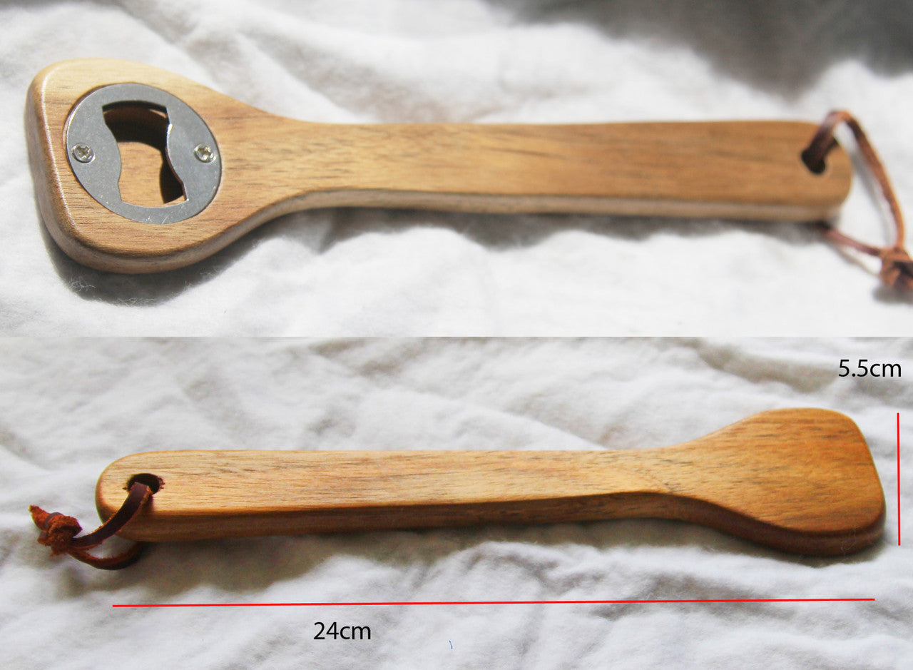 100 x Wholesale for Resell Wooden Spoon Bottle Opener Kitchen Foodie BBQ Last Bottom Place Sport Loser Award Gift - Product image 3