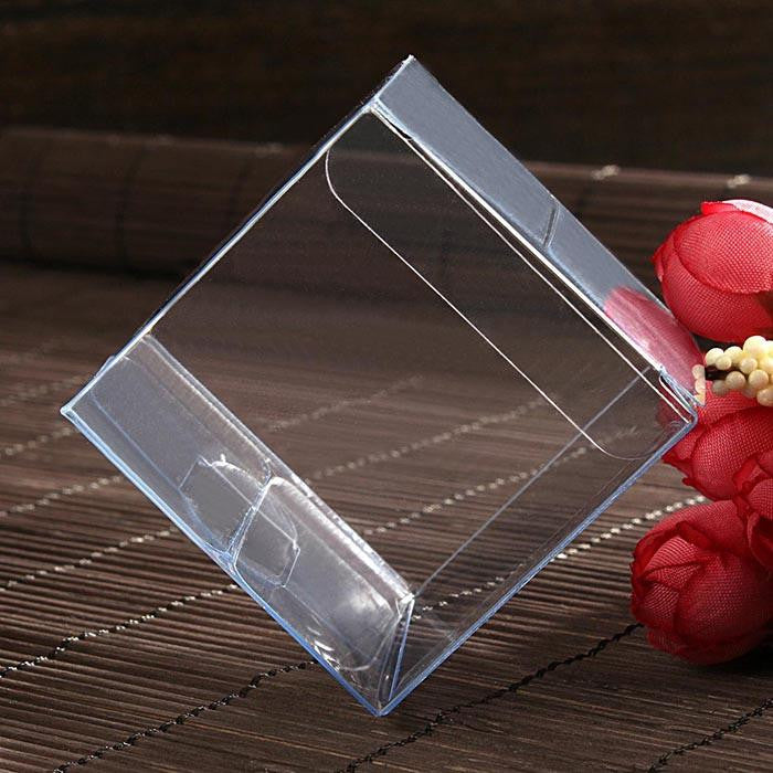 50 Pack of  12cm Square Cube Box - Large Bomboniere Exhibition Gift Product Showcase Clear Plastic Shop Display Storage Packaging Box - Product image 3