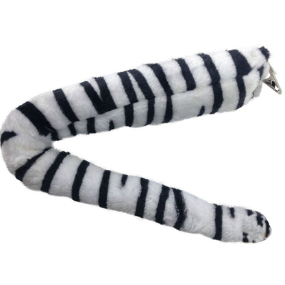 ANIMAL TAIL Costume Halloween Fancy Dress Clip-On Cosplay Horse - Zebra - Main product image