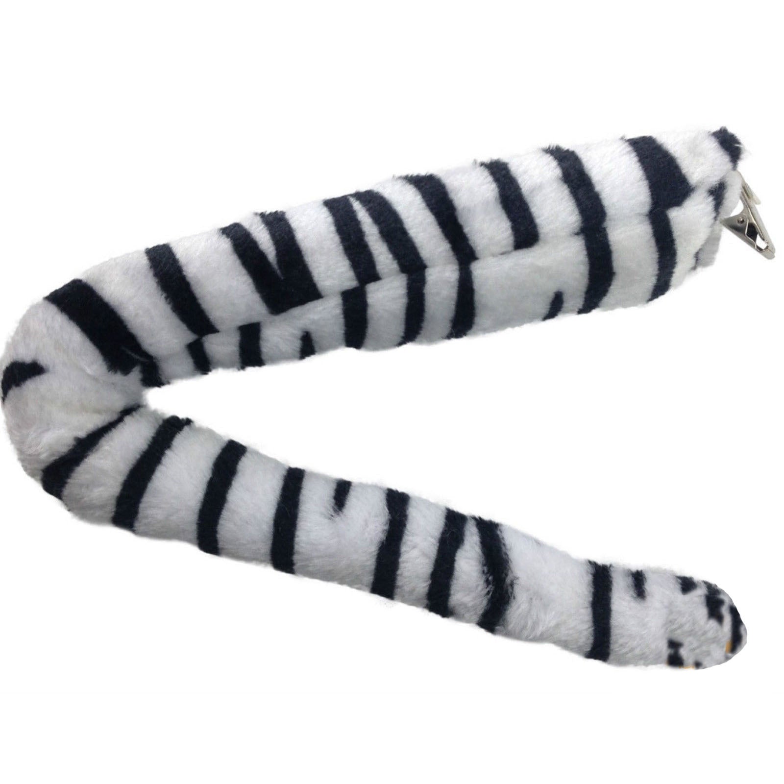 ANIMAL TAIL Costume Halloween Fancy Dress Clip-On Cosplay Horse - Zebra - Product image 2