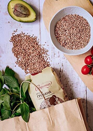 400g Sachets Ukrainian Buckwheat Groats Roasted Kasha GMO Free (4x100g) Grechka - Product image 5