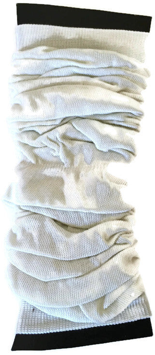 LEG WARMERS Knitted Womens Neon Party Knit Ankle Fluro Dance Costume 80s Pair - White - Main product image