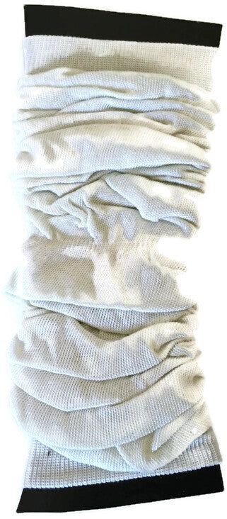 LEG WARMERS Knitted Womens Neon Party Knit Ankle Fluro Dance Costume 80s Pair - White - Product image 2