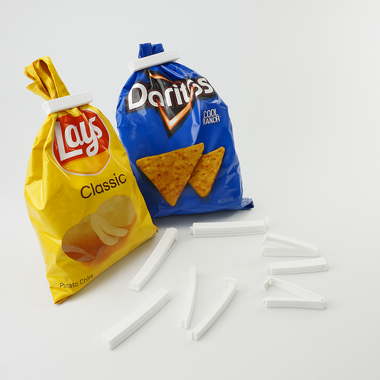 Pack of 12 WILTSHIRE BAG CLIPS Food Storage Sealing Sealer Snack Clamp Peg - Main product image