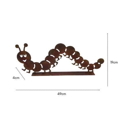 Laser - Cut Caterpillar On Base 49cm - Main product image
