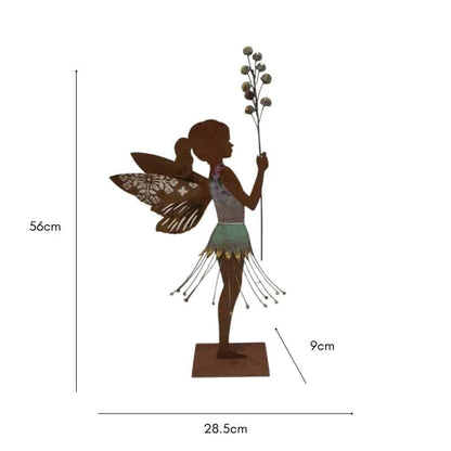 Laser- Cut Standing Fairy On Base 56cm - Main product image