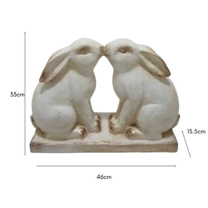 Kissing Rabbits Statue 46cm - Product image 2