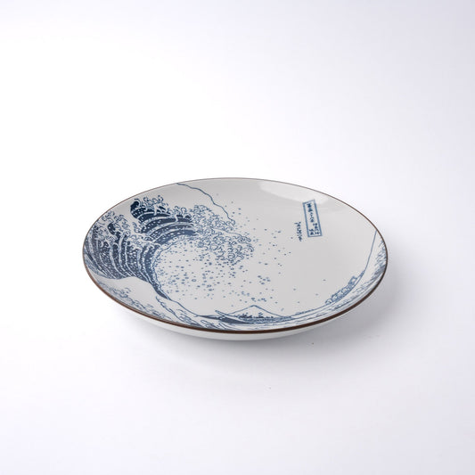 Plate 18cm Hokusai Great Wave Design - Main product image