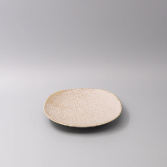 Side Plate 20cm White Fade Glaze - Main product image