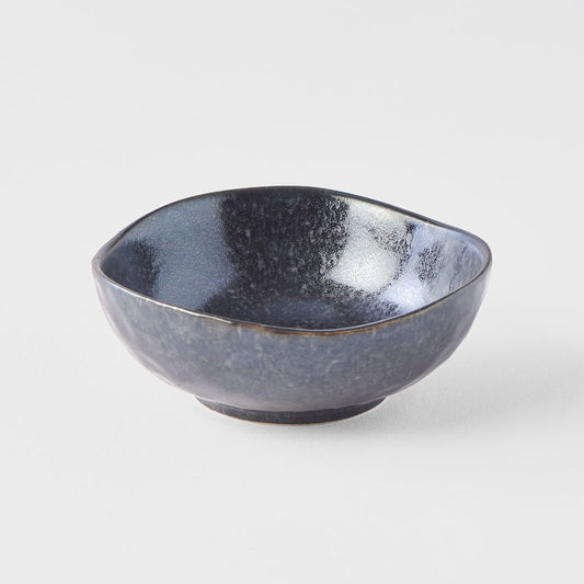 Sauce Dish Organic 11cm Kanso Matte Black Glaze - Main product image