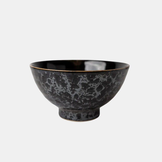 Bowl 18cm Black Meteor Glaze - Main product image
