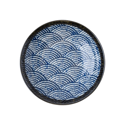 Pasta Bowl Open 23cm Blue Wave Design - Product image 3