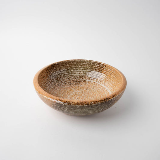 Bowl Thick Edge 20cm Orange Clay Glaze - Main product image