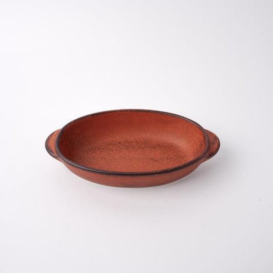 Oven Pot 16cm Oval Orange Donabe