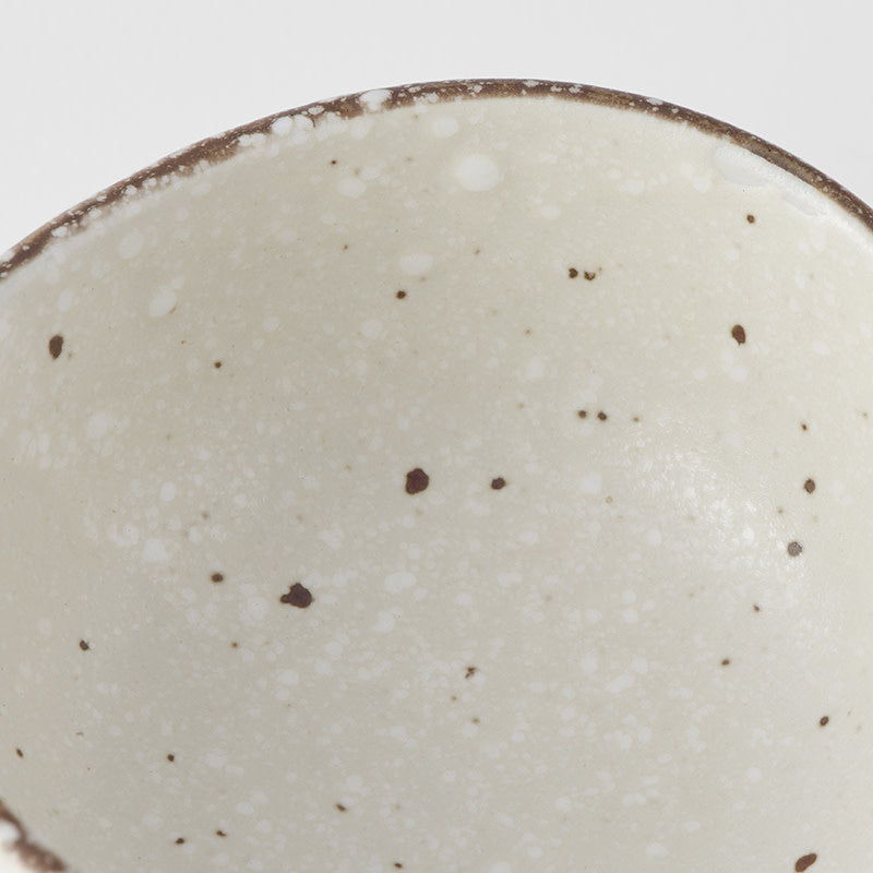 Sauce Dish Organic Shape 8.5cm Fleck Glaze - Main product image