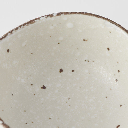 Sauce Dish Organic Shape 8.5cm Fleck Glaze - Main product image