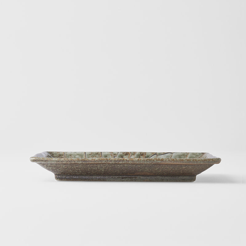 Sushi Plate 22cm Forest Green Net Design - Product image 4