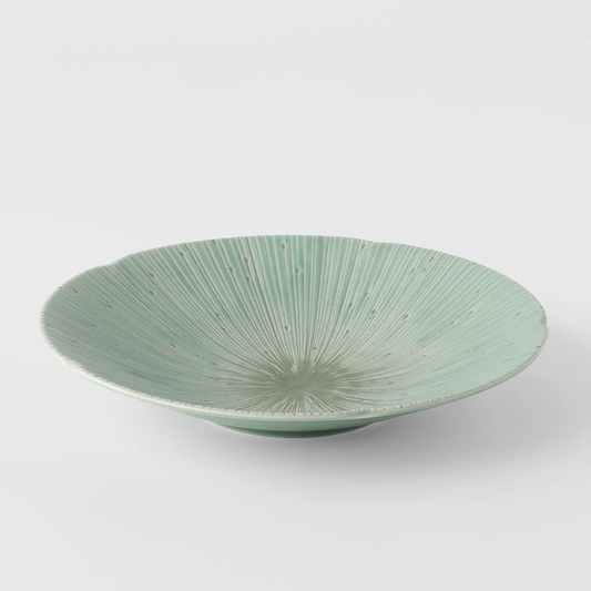Pasta Bowl 22.5cm Ice Green Glaze - Main product image