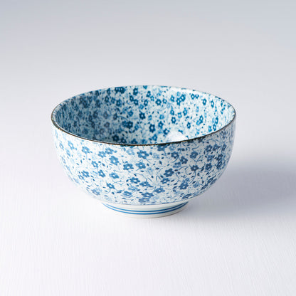 Bowl 16cm Blue Daisy Glaze - Main product image