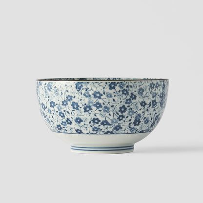 Bowl 13cm Blue Daisy Glaze - Main product image
