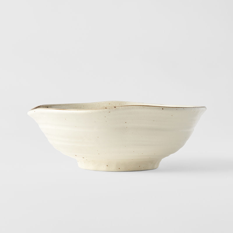 Bowl Organic 22.5cm Spiral Sand Glaze - Product image 3