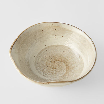 Bowl Organic 22.5cm Spiral Sand Glaze - Product image 4