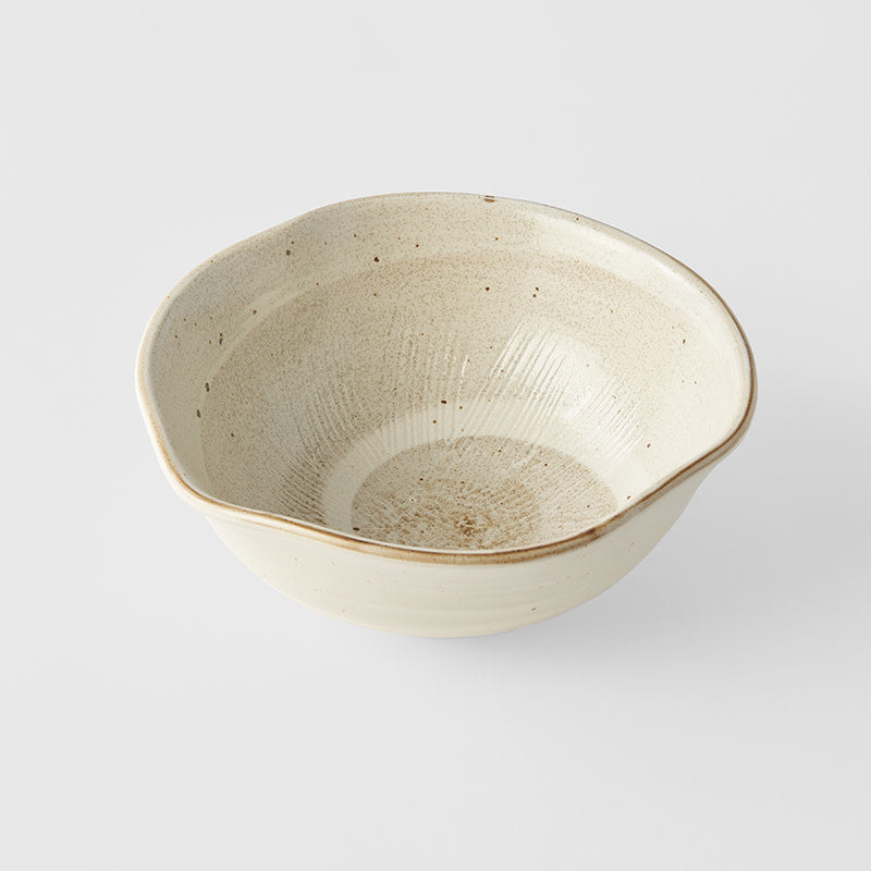 Bowl Organic 18cm Spiral Sand Glaze - Product image 5