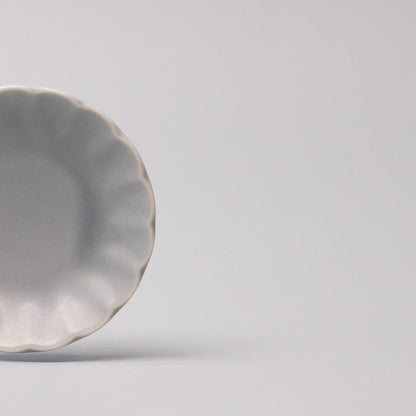 Sauce Dish 8cm Scallop Ice Blue Gloss Glaze - Product image 2