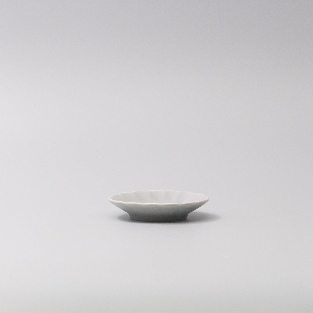 Sauce Dish 8cm Scallop Ice Blue Gloss Glaze - Product image 3