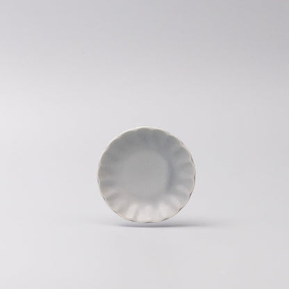 Sauce Dish 8cm Scallop Ice Blue Gloss Glaze - Product image 4