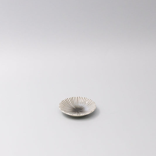 Sauce Dish 8cm Radiant Line Indigo Stripe Glaze - Main product image