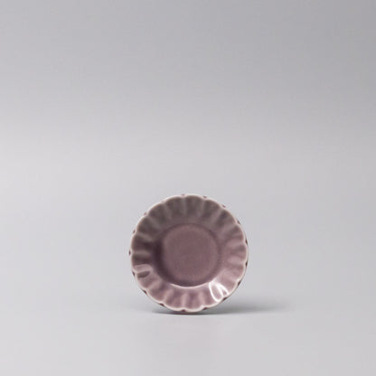 Sauce Dish 8cm Scallop Lilac Gloss Glaze - Product image 3