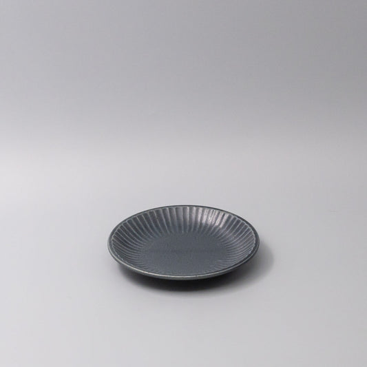 Plate 15.5cm Sunburst Dark Navy Glaze - Main product image