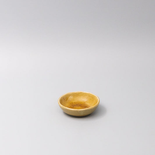 Sauce Dish 9cm Amane Amber Glaze - Main product image
