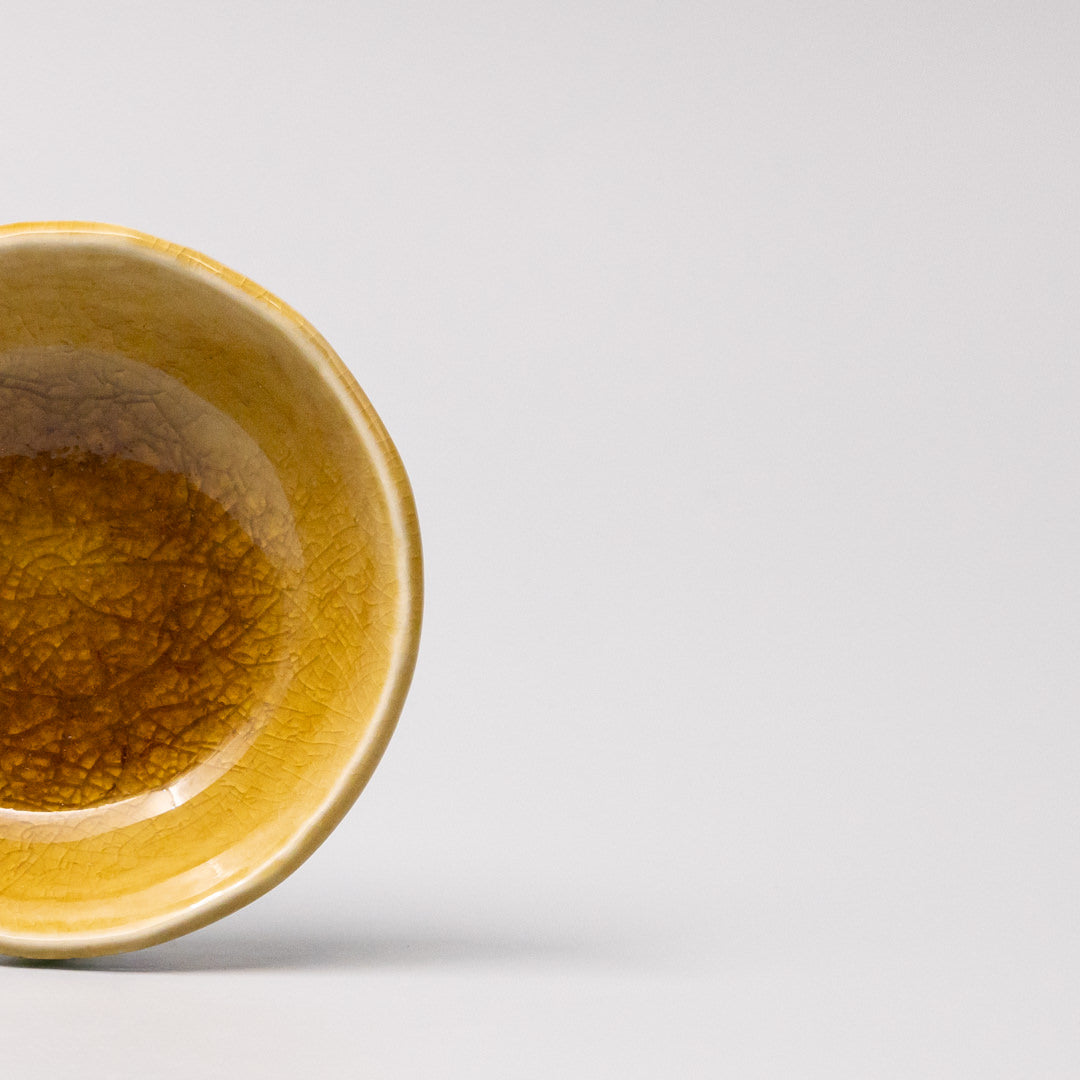 Sauce Dish 9cm Amane Amber Glaze - Product image 2