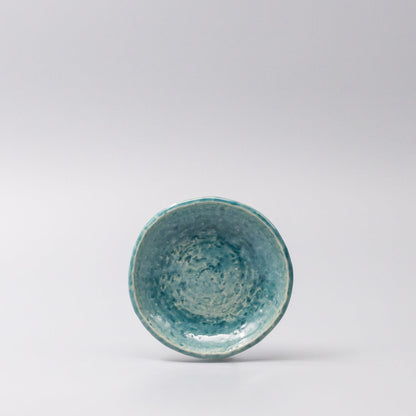 Sauce Dish 11.5cm Crackle Turquoise Glaze - Product image 3