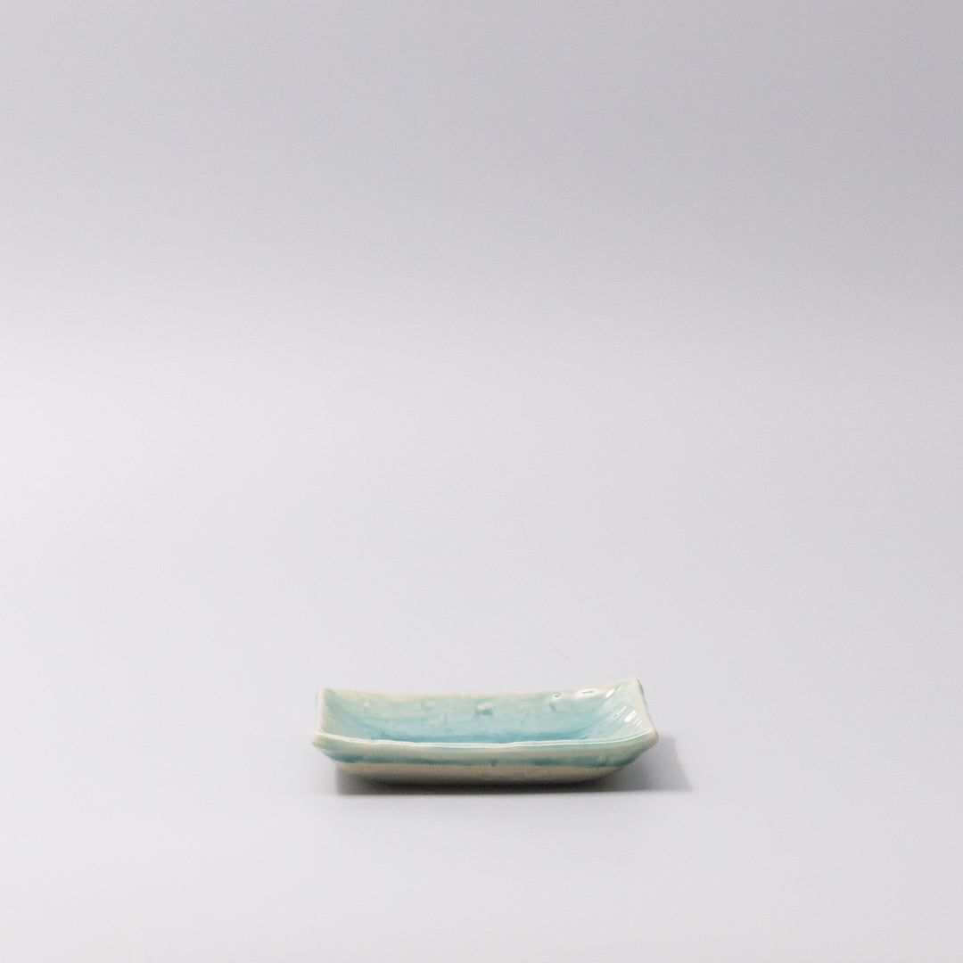 Sauce Dish 10cm Crackle Turquoise Glaze - Product image 3