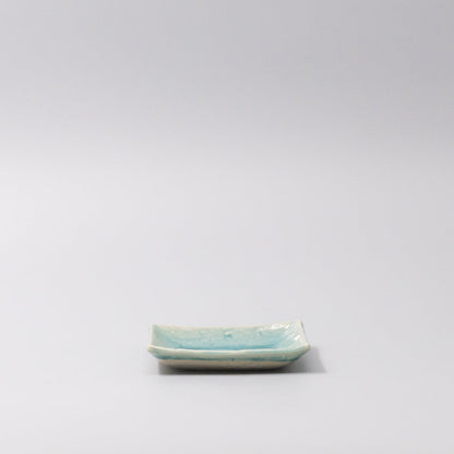 Sauce Dish 10cm Crackle Turquoise Glaze - Product image 3