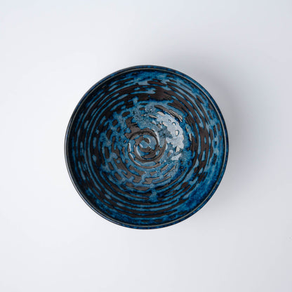 Udon Bowl 19cm Copper Swirl Glaze - Product image 2