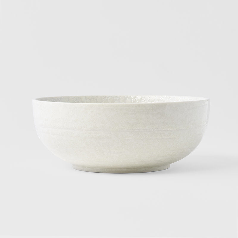 Serving Bowl 24cm White Star Glaze - Product image 5