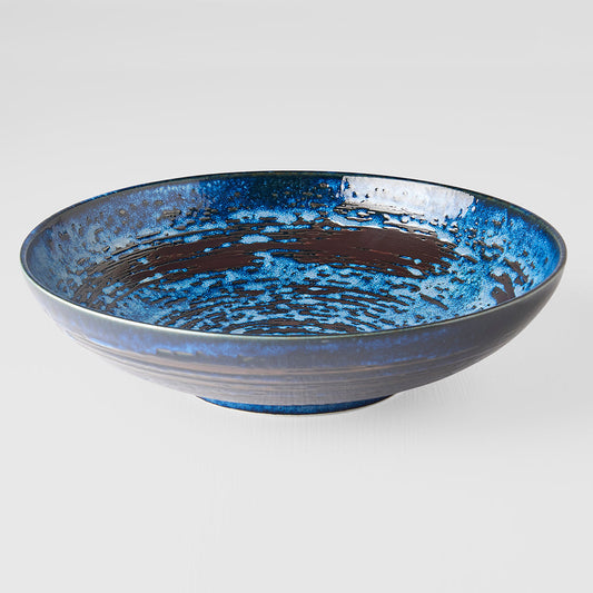 Serving Bowl 29cm Copper Swirl Glaze - Main product image