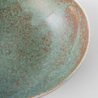 Bowl Oval 16cm Green Fade Glaze - Product image 2
