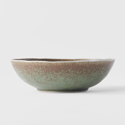 Bowl Oval 16cm Green Fade Glaze - Product image 3