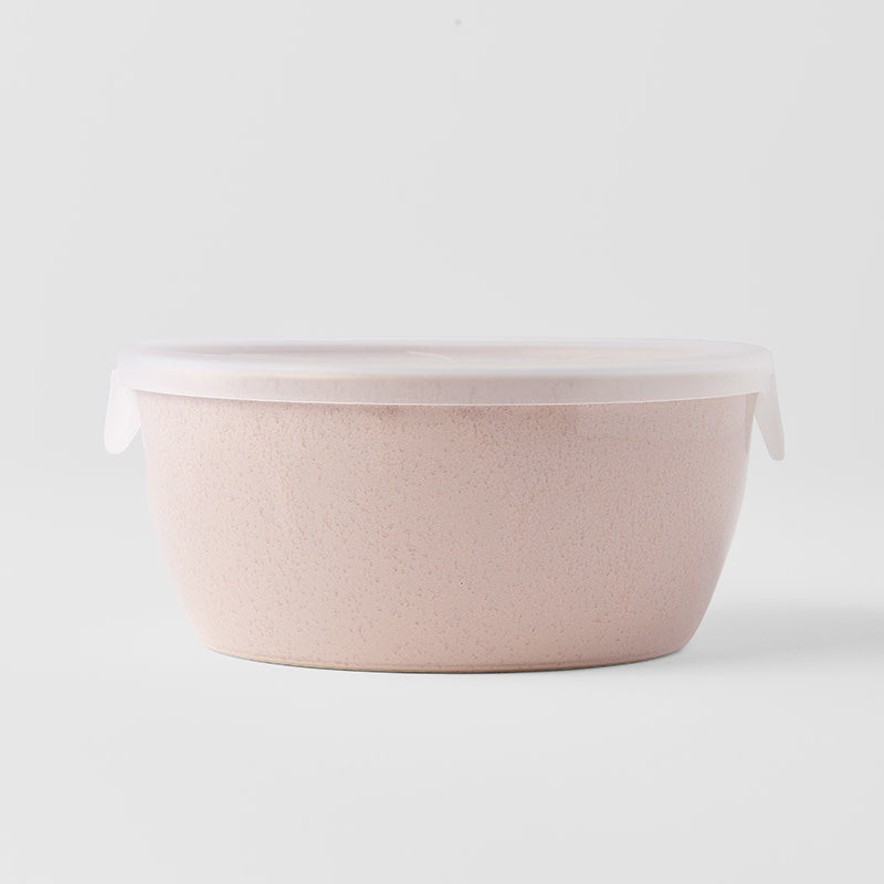 Bowl with Lid 13cm Sakura Pink Glaze - Product image 2