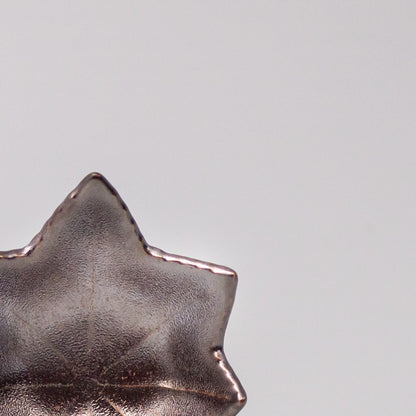 Sauce Dish Maple Leaf 6cm Metallic Lustre Glaze - Product image 2